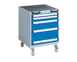 bott heavy duty trolleys (low 5 drawers)