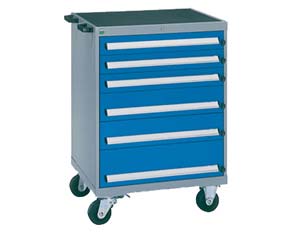 bott heavy duty trolleys (tall 6 drawers)