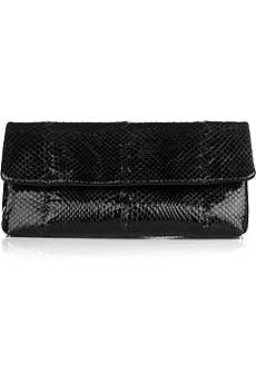 Bottega Veneta Ayers snakeskin clutch