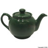 Bottle Green Ceramic 2-Cup Teapot