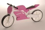 Bouncy Happy People Kiddimoto My First Training Superbike in Pink/White