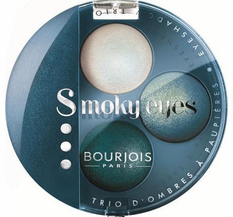 Bourjois Smoky Eyes Trio Eyeshadow No.07 Bleu Rock