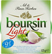Boursin Light Soft Cheese with Garlic and Herbs (125g)