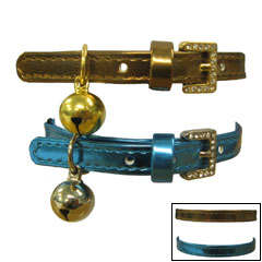 boutique Armitage Metallic Plain Cat Collar 32/424