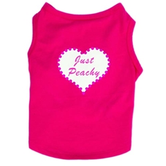 Large Just Peachy T-Shirt for Dogs