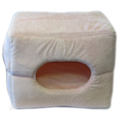 Pink Plush Rabbit Retreat Bed