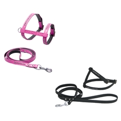 Boutique Sparkly Black Cat Harness and Lead Set