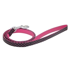 Boutique Spotty Dotty Faux Leather Dog Lead