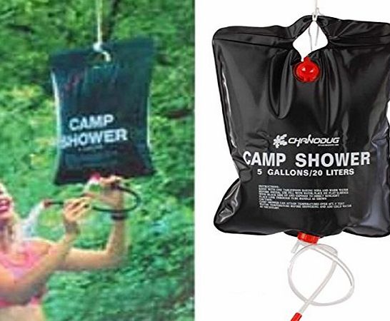 boutique1583 New 20 L Solar Energy Camping Hiking Shower Bag Personal Care Cleaning Tool