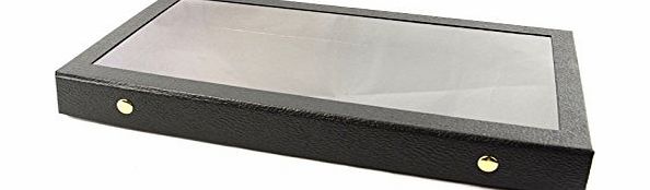 boxdisplays Full Size Display Tray Case snap close Acrylic lid - BD83-2D