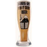 Bloody Big Beer Glass - Hands Off!