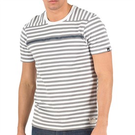 Boxfresh Mens Lahela Stripe T-Shirt White