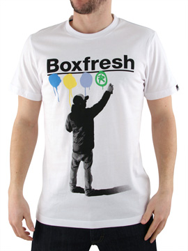 Boxfresh White Leddicus T-Shirt