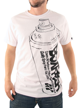 Boxfresh White Leeman T-Shirt