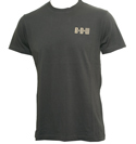 Grey T-Shirt with Printed Design