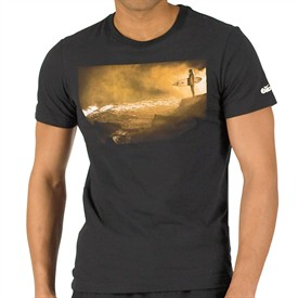 Boys T-Shirts Nike Mens 6.0 Still Stuff T-Shirt Black