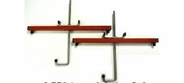 BPS Access Solutions NEW Anvil Roof Rack Ladder Clamps (Pair)