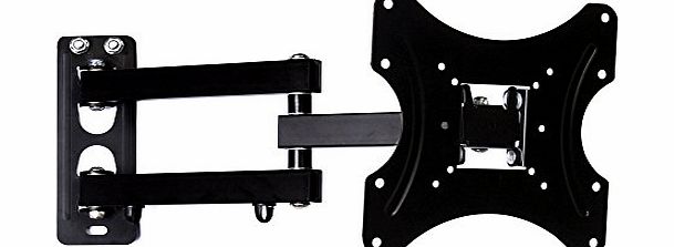 BPS NEW Tilt amp; Swivel Cantilever Thickend 2mm Material TV Wall Mount Bracket for 10``-42`` LCD LED TV Max Vesa 200x200mm, Cable Management Facility, Strong Capacity 65lbs for Samsung LG ect.