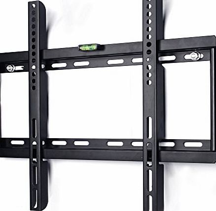 BPS Ultra Slim TV Bracket Wall Mount for 23``-55`` (58cm-140cm) TVs, Max Vesa 400mmx400mm, Super-strong Capacity 95kg (209 lbs), Spirit Level Included