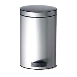 12L Pedal Bin Matt Steel Finish