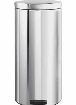 Brabantia 30 Litre Kitchen Pedal Bin - Silver