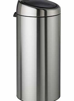 Brabantia 30 Litre Matt Steel Touch Top Kitchen