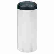 Brabantia 30L white touch bin with black lid