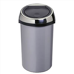 Brabantia Metallic Grey 50L Touch Bin
