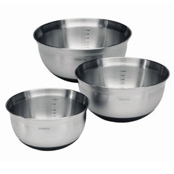 brabantia Mixing Bowl Set Matt Steel