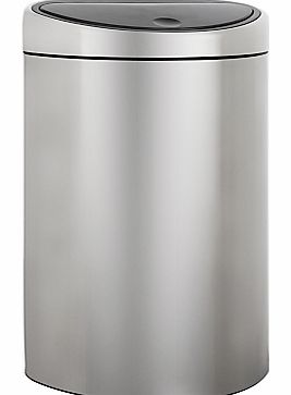 Brabantia Twin Recycling Touch Bin, Matt Steel,