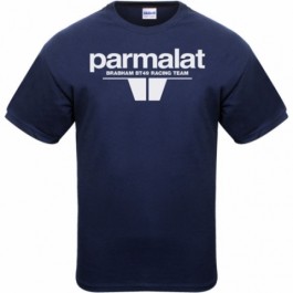 Retro F1 Parmalat Brabham T-Shirt Navy