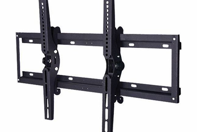 bracketsales123 TV Wall Bracket Mount Tilt black fits 37 40 42 46 50 52 54 55 58 60 62 inch LCD LED Plasma TV of ALL MAKES ALL MODELS