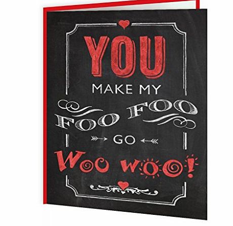 Brainbox Candy Woo Woo Valentines Day Greetings Card