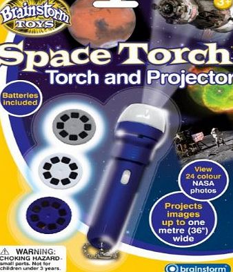 Brainstorm Childrens Kids Educational Space Torch amp; Projector Nasa Fun Game Toy
