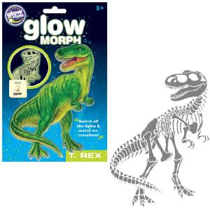 Brainstorm The Original Glowstars Glow Morph T Rex