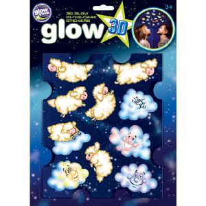 Brainstorm The Original Glowstars Large Glow Sheep and Clouds
