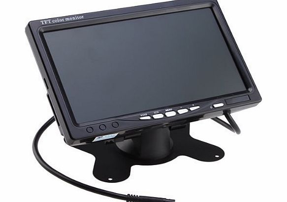 BrainyTrade 7`` LED Backlight TFT LCD Monitor for Car Rearview Cameras, Car DVD, Serveillance Camera, STB, Satellite Receiver and other Video Equipment by BrainyTrade