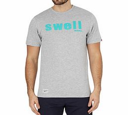BRAKEBURN Grey pure cotton Swell T-shirt