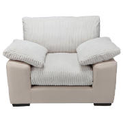 armchair, ivory & natural