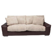 large sofa, chocolate & taupe