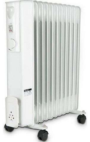 Branded 2000W Oil Filled Radiator Heater with Thermostatic Control