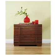 Brandon 2 Drawer Bedside Chest, Walnut Effect