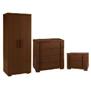 Brandon Double Wardrobe, 4 Drawer Chest And