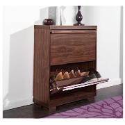 Brandon Shoe Storage Cabinet, Walnut Effect