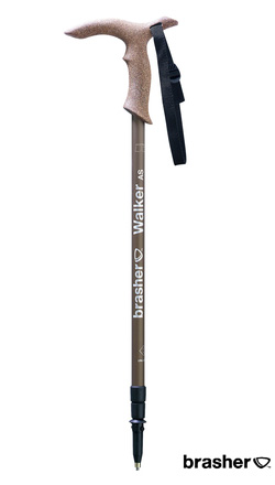 Brasher Trekking Poles Brasher Walker Anti-Shock Trekking Pole - Single