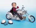 BRATZ motorcycle with girl doll