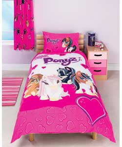 Bratz Ponyz Single Duvet Cover Set - Pink