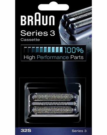 Braun 32S Replacement Foil Multi Silver BLS Cassette