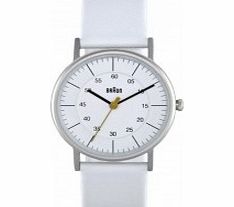 Braun Ladies All White Watch