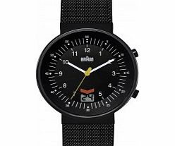 Braun Mens Radio Controlled Black Watch